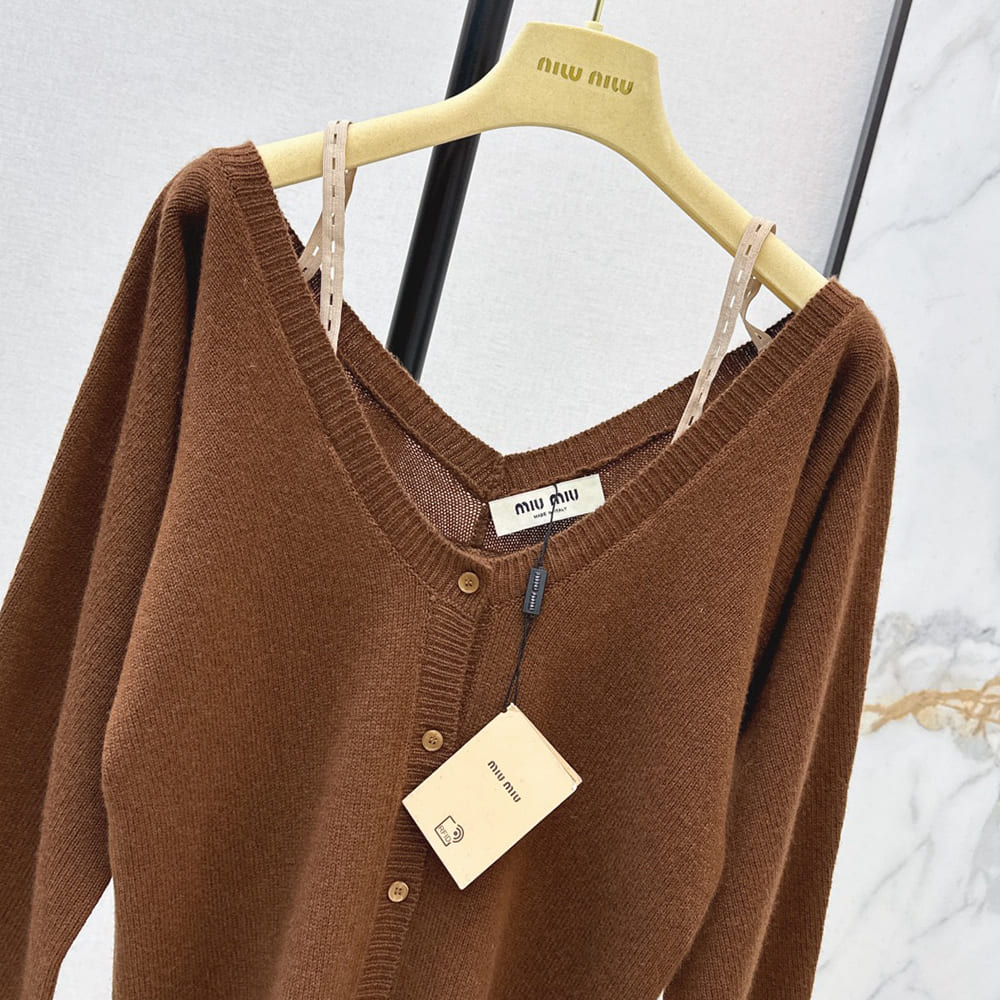 M1um1u WOMEN CARDIGAN(size:S|M|L)