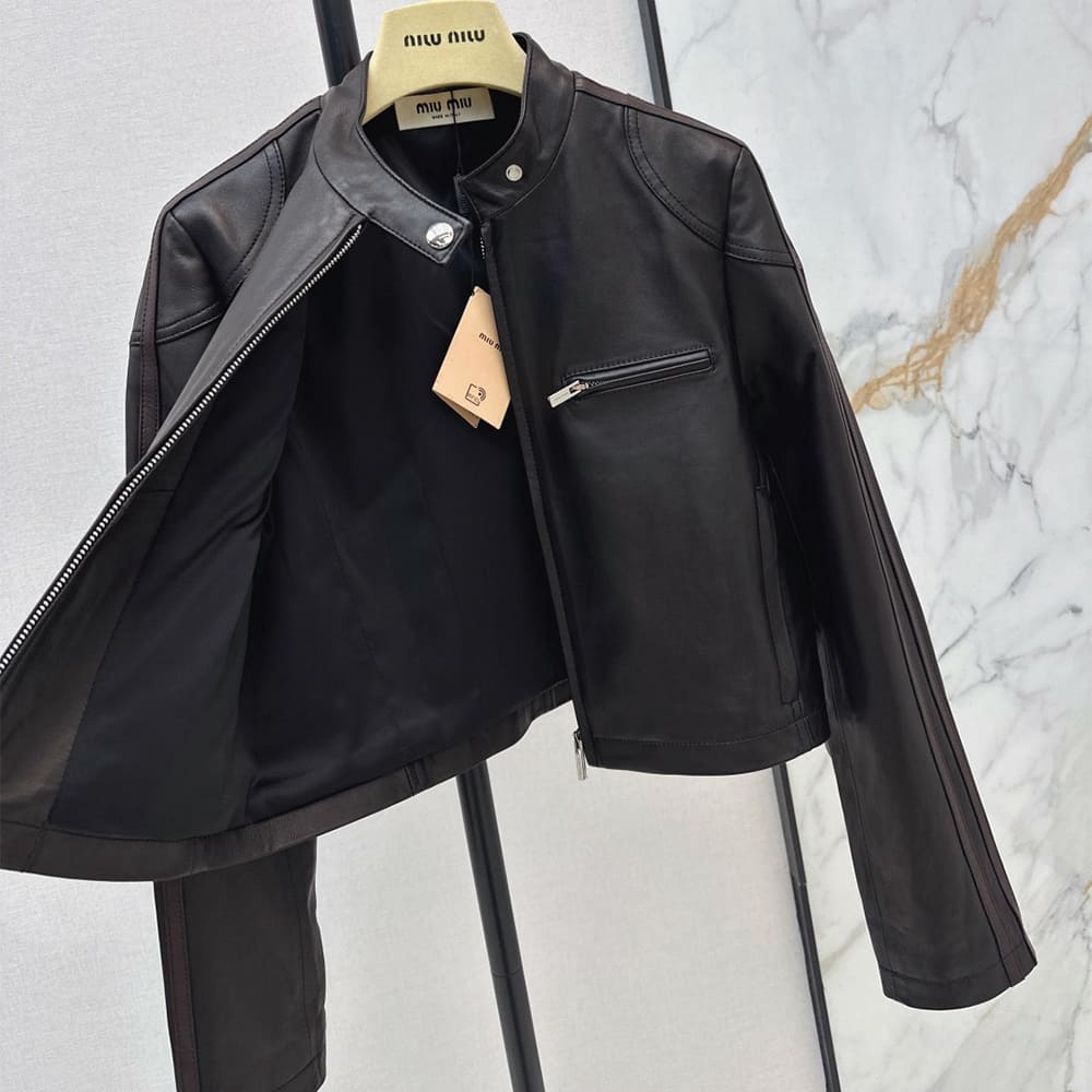 M1um1u WOMEN Genuine Leather SUIT(size:S|M|L)