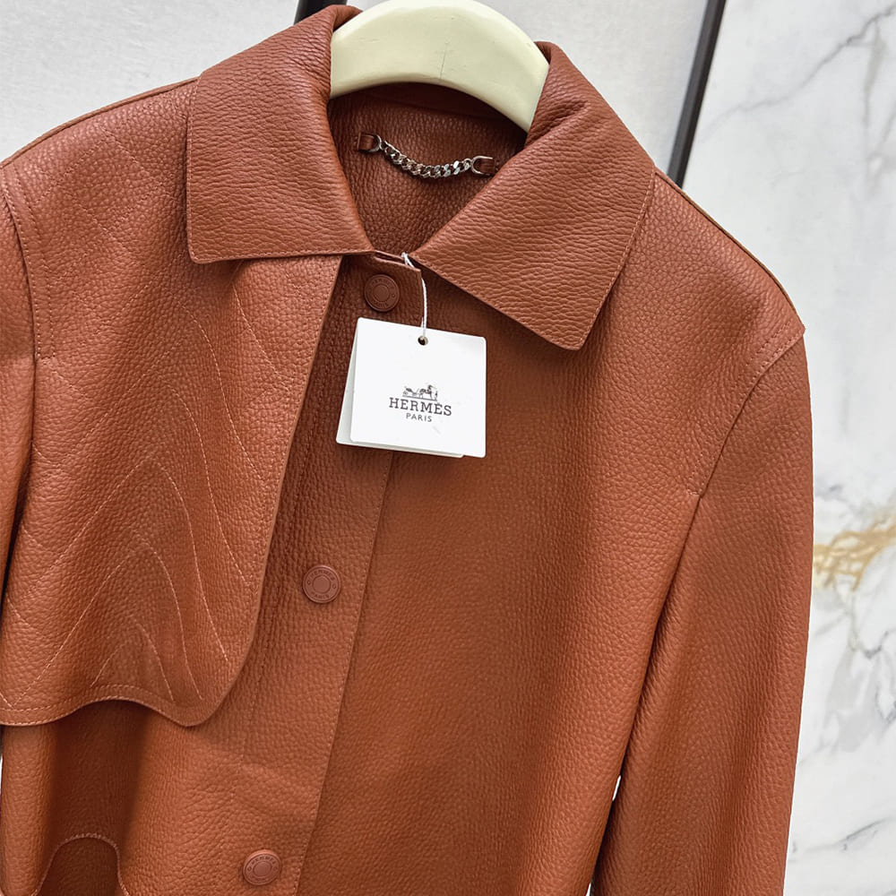 H**me5 WOMEN Genuine Leather COAT(size:S|M|L)
