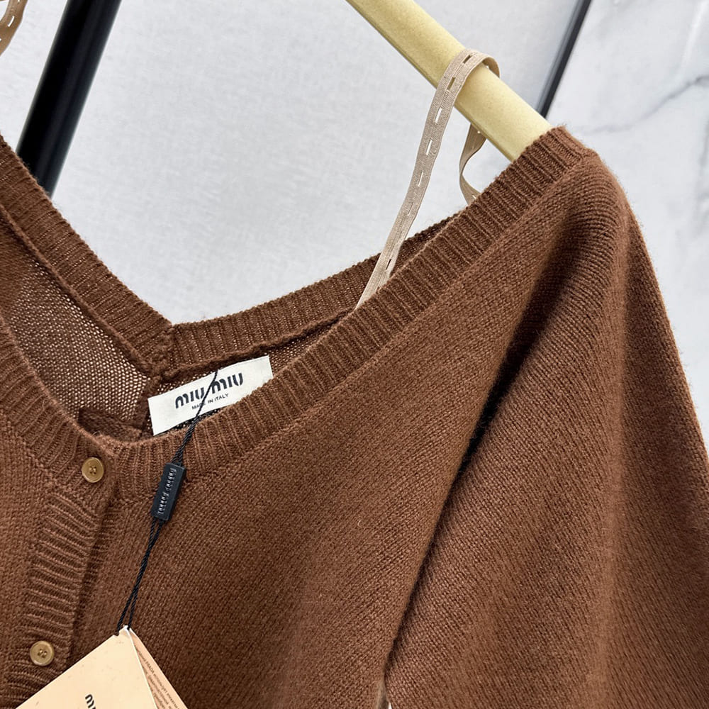 M1um1u WOMEN CARDIGAN(size:S|M|L)
