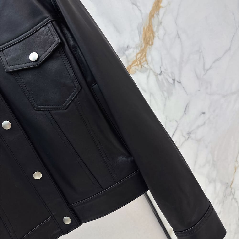 L0ew* WOMEN Genuine Leather COAT(size:S|M|L)
