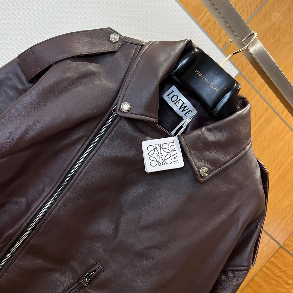 L0ew* UNISEX Genuine Leather COAT(size:46|48|50|52)