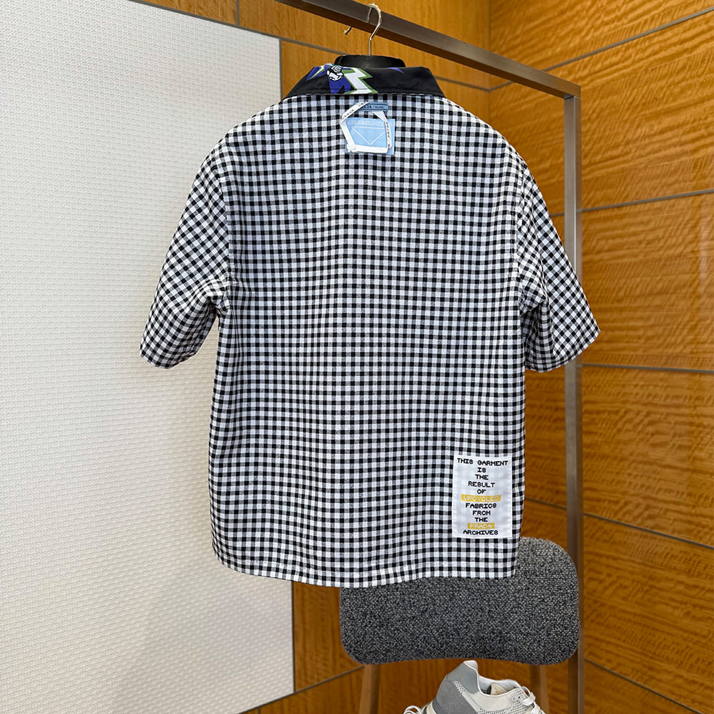 Pra*a UNISEX REVERSIBLE SHIRT(size:S|M|L|XL)
