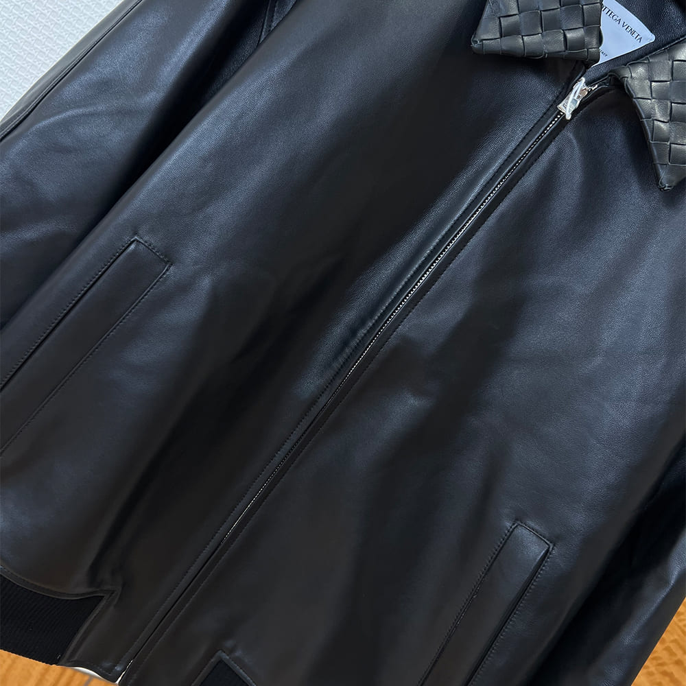 B0tt*ga Ven*ta UNISEX Genuine Leather COAT(size:48|50|52|54|56)