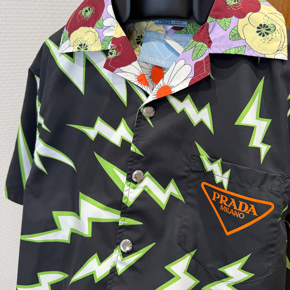 Pra*a UNISEX REVERSIBLE SHIRT(size:S|M|L|XL)