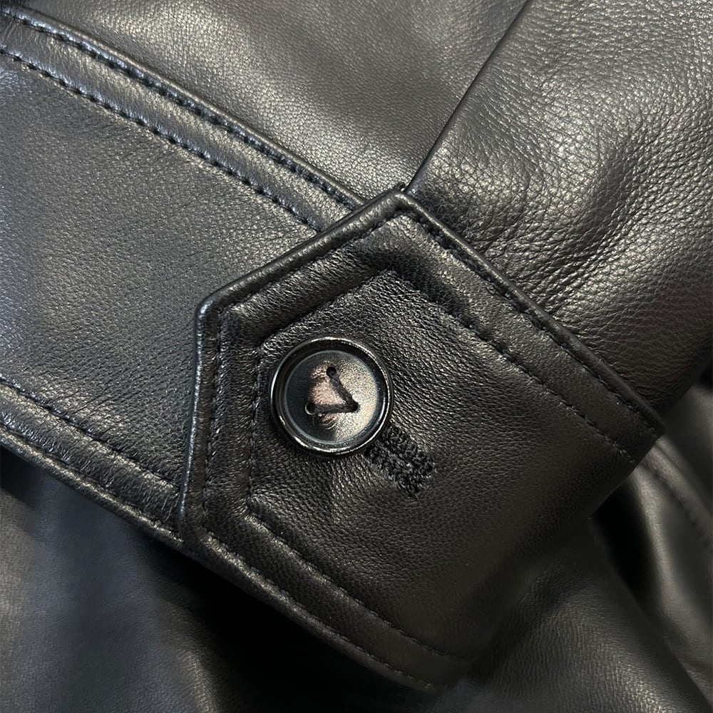 B0tt*ga Ven*ta UNISEX Genuine Leather COAT(size:48|50|52|54|56)