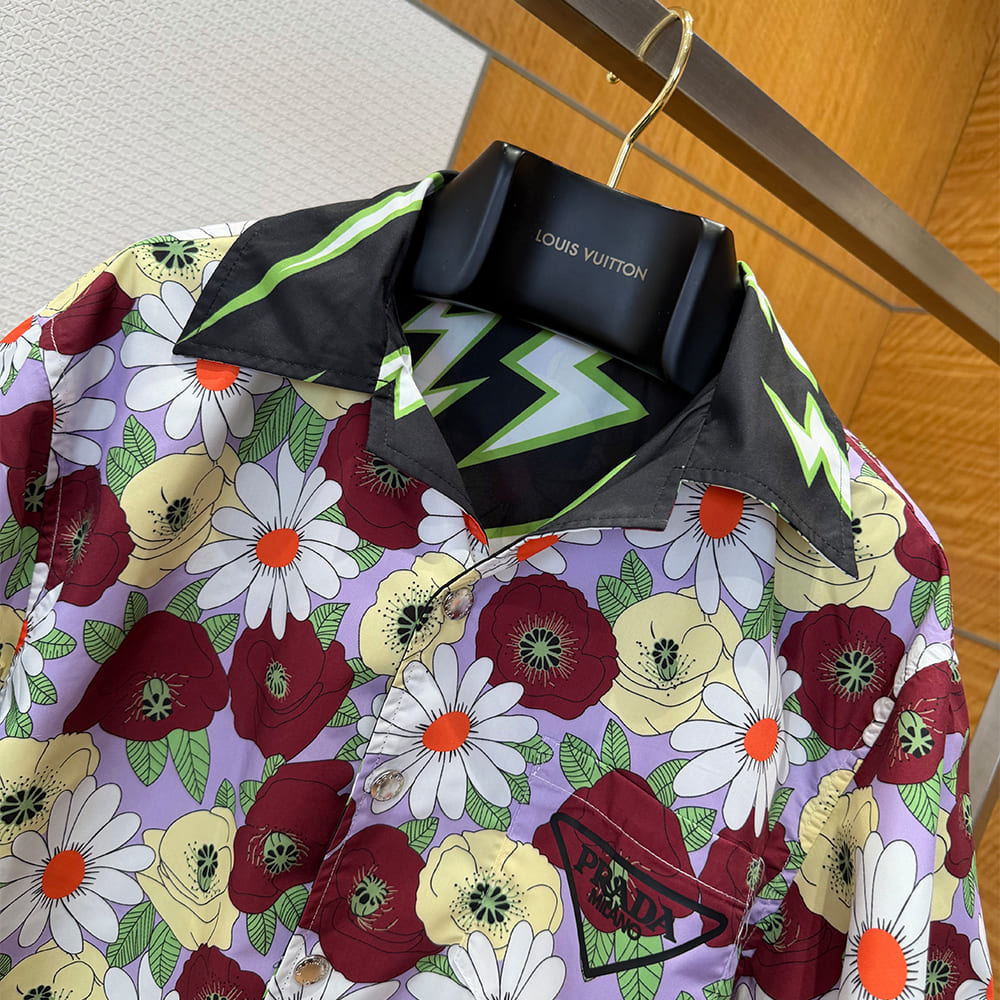 Pra*a UNISEX REVERSIBLE SHIRT(size:S|M|L|XL)