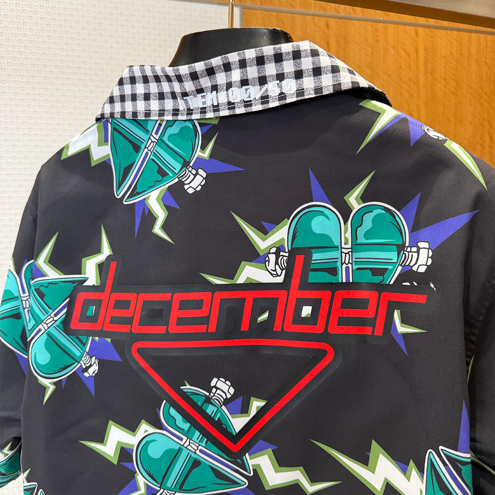 Pra*a UNISEX REVERSIBLE SHIRT(size:S|M|L|XL)