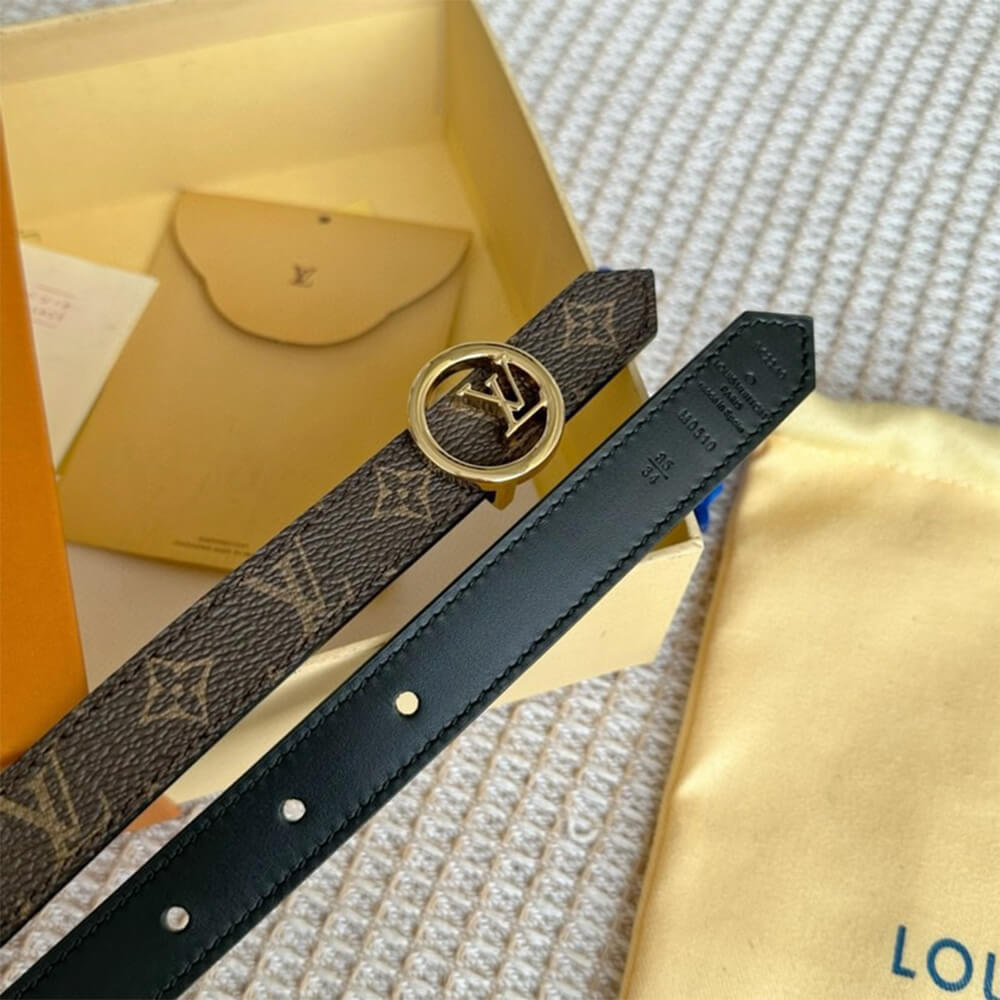 CINTURA LV ECLIPSE 20 MM REVERSIBILE