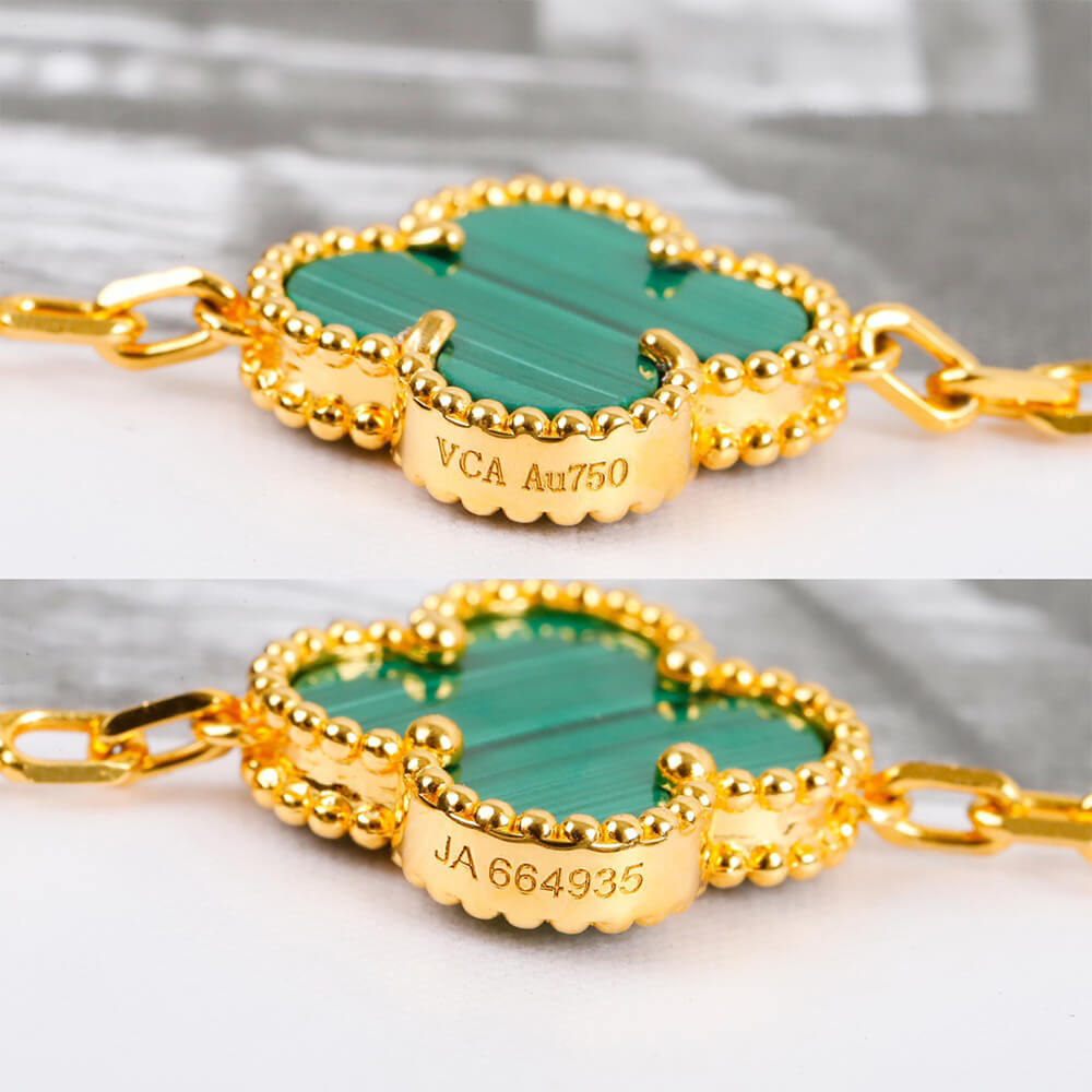 V*n Cl**f & Aepels Vintage Alhambra bracelet, 5 motifs