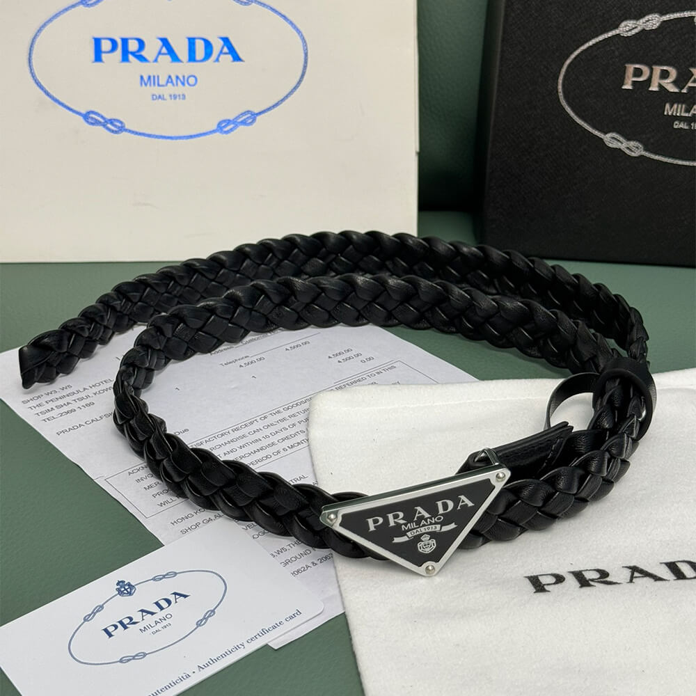 Pra*a Leather belt