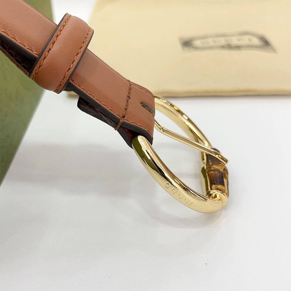 Gvc*1 belt with bamboo detail buckle