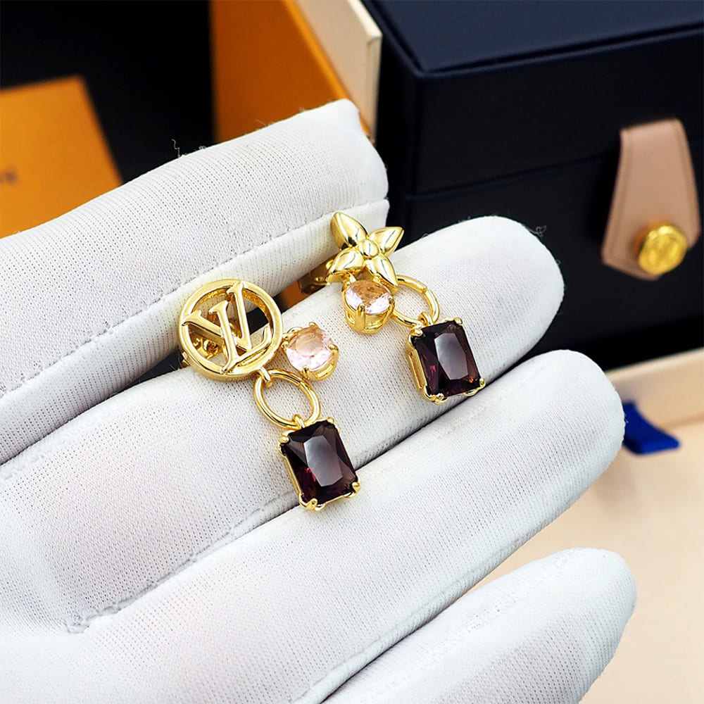LV CIRCLE HEIRLOOM EARRINGS