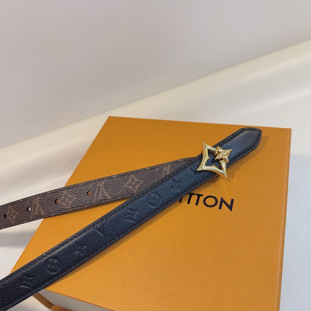 LV Flowergram 20mm reversible belt