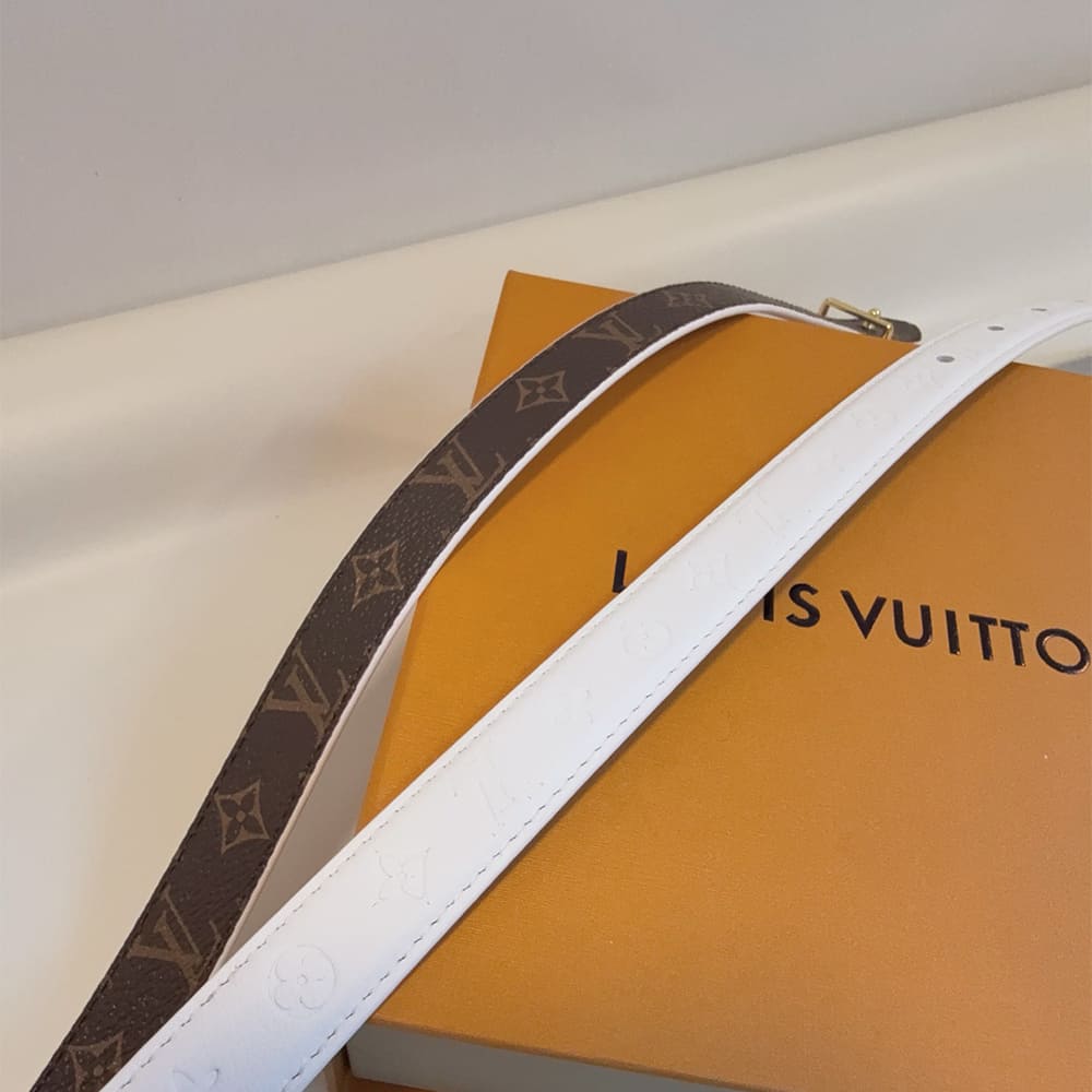 LV Flowergram 20mm reversible belt