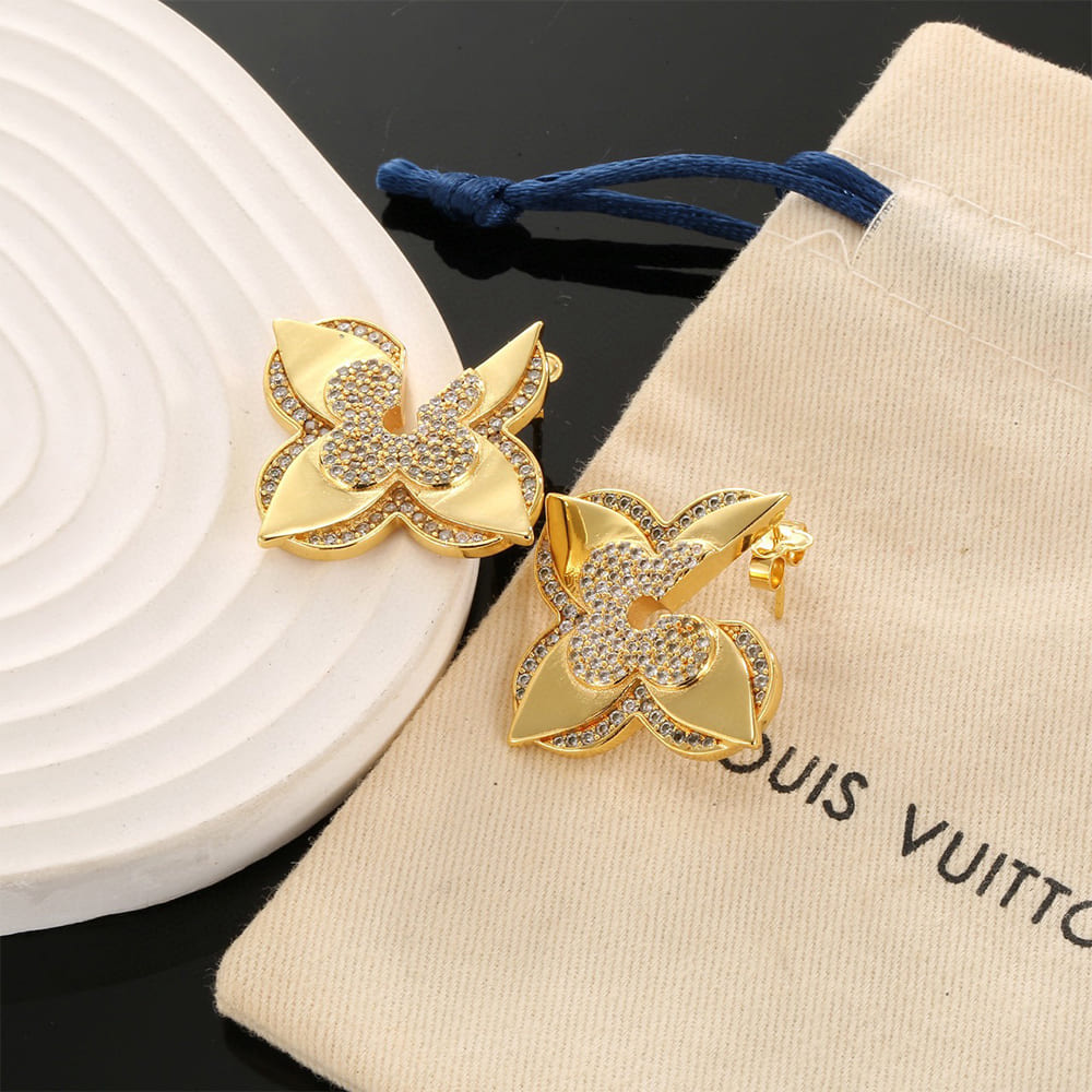 LV MEDAILLON EARRINGS