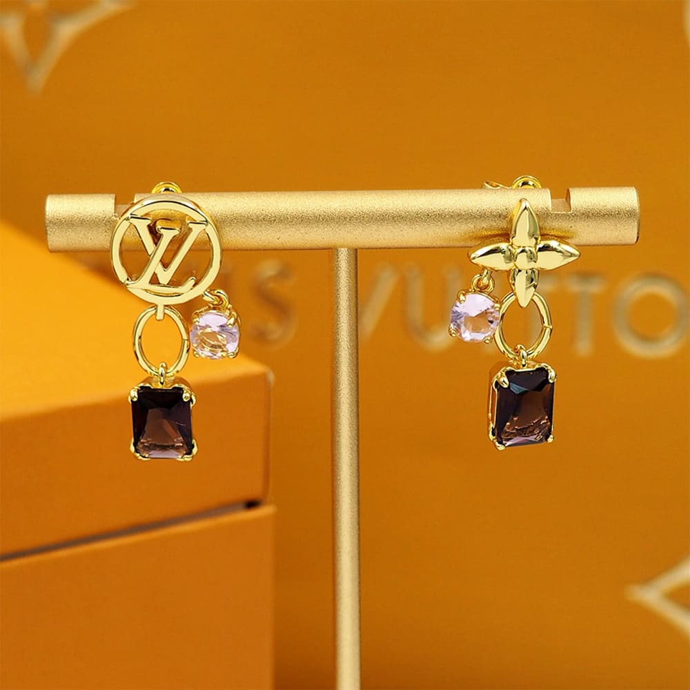 LV CIRCLE HEIRLOOM EARRINGS