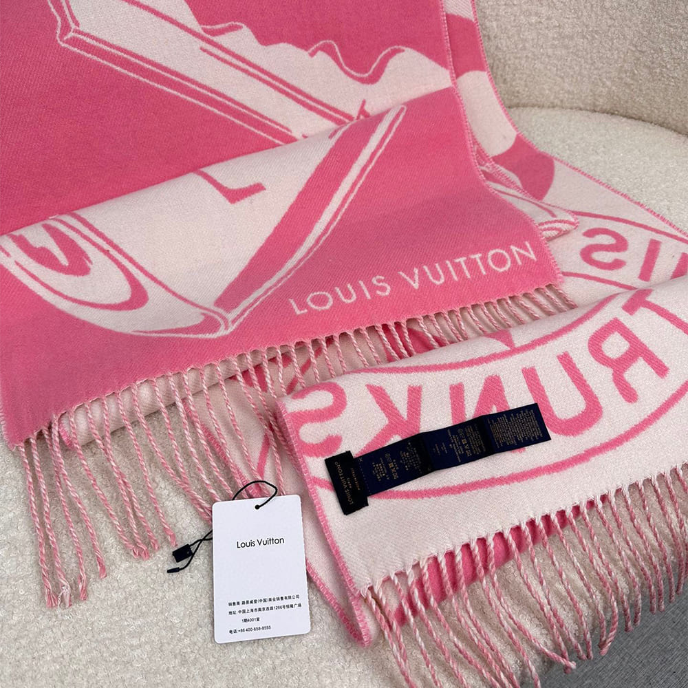 LV Lock And Keys Scarf