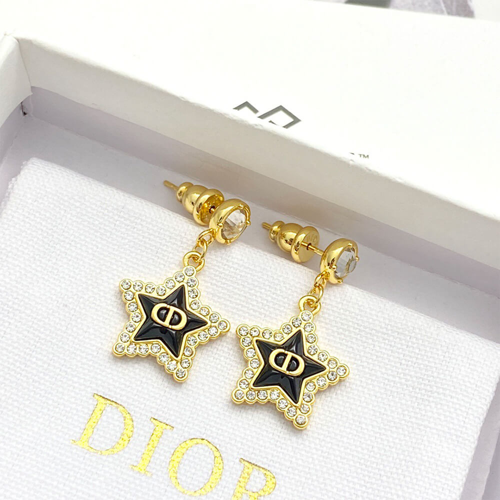 D10r Petit CD Lucky Baroque Earrings