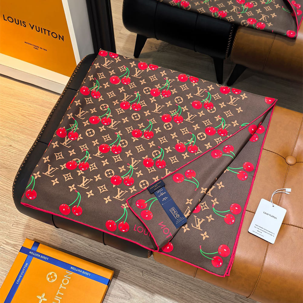 LV x TM Monogram Cerise Square 90