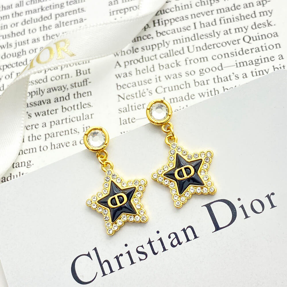 D10r Petit CD Lucky Baroque Earrings