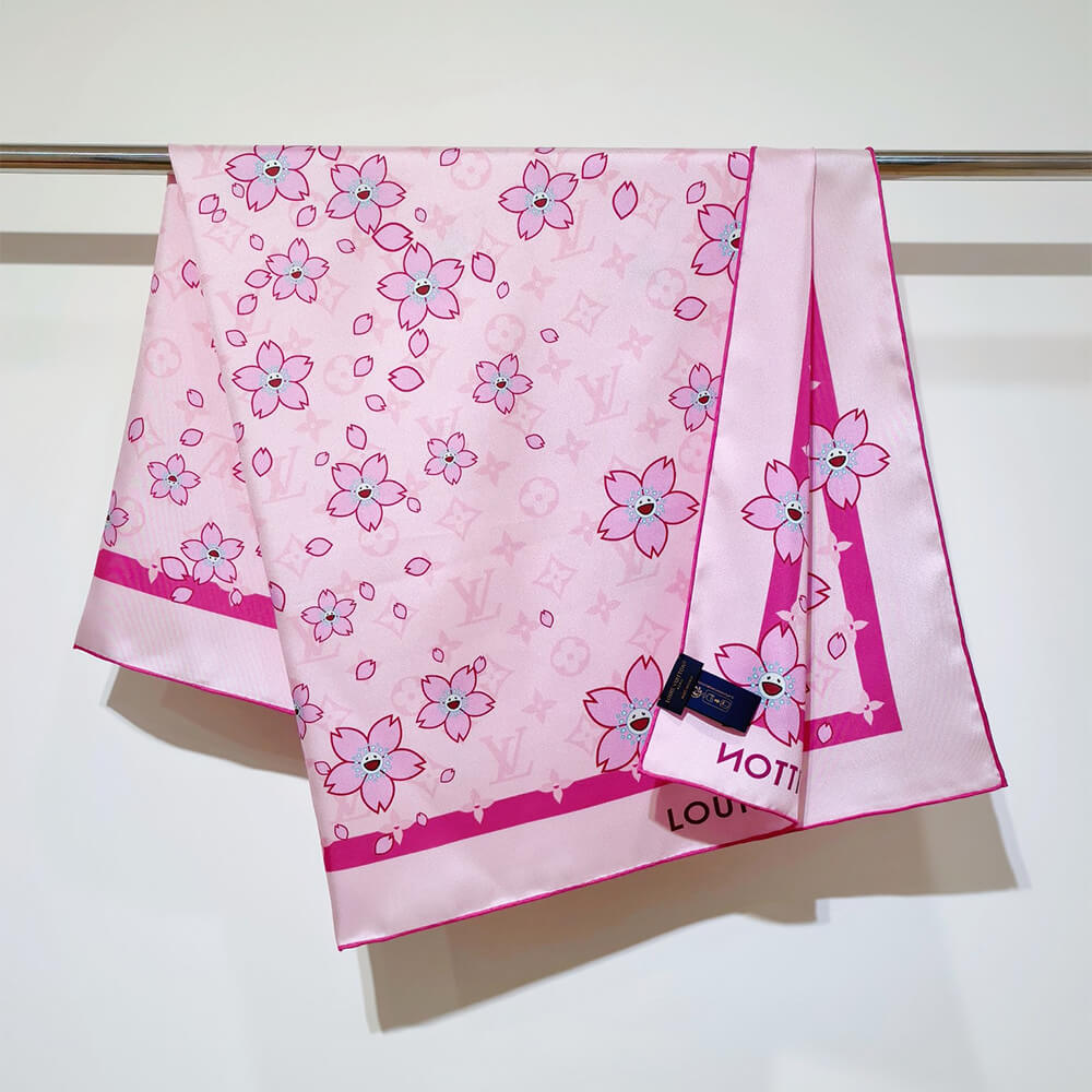 LV x TM Monogram Cherry Blossom Square 70