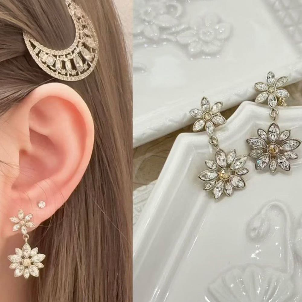 D10r Fleur de Glace earrings