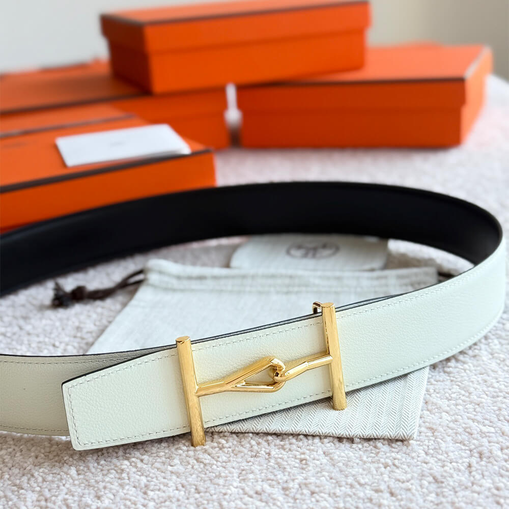 H**me5 H d’Ancre belt buckle & Reversible leather strap 38 mm
