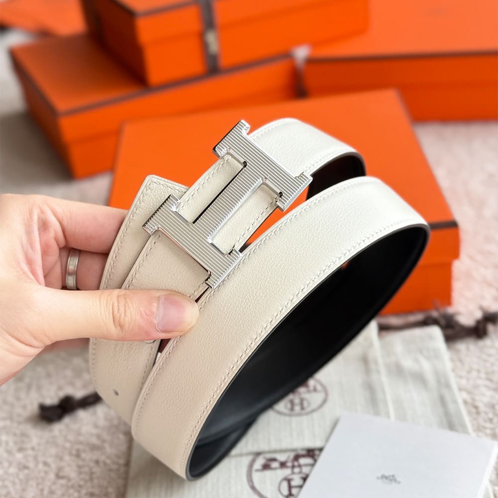 H**me5 Fibbia da cintura H Stri??e & Pelle reversibile per cintura 32mm