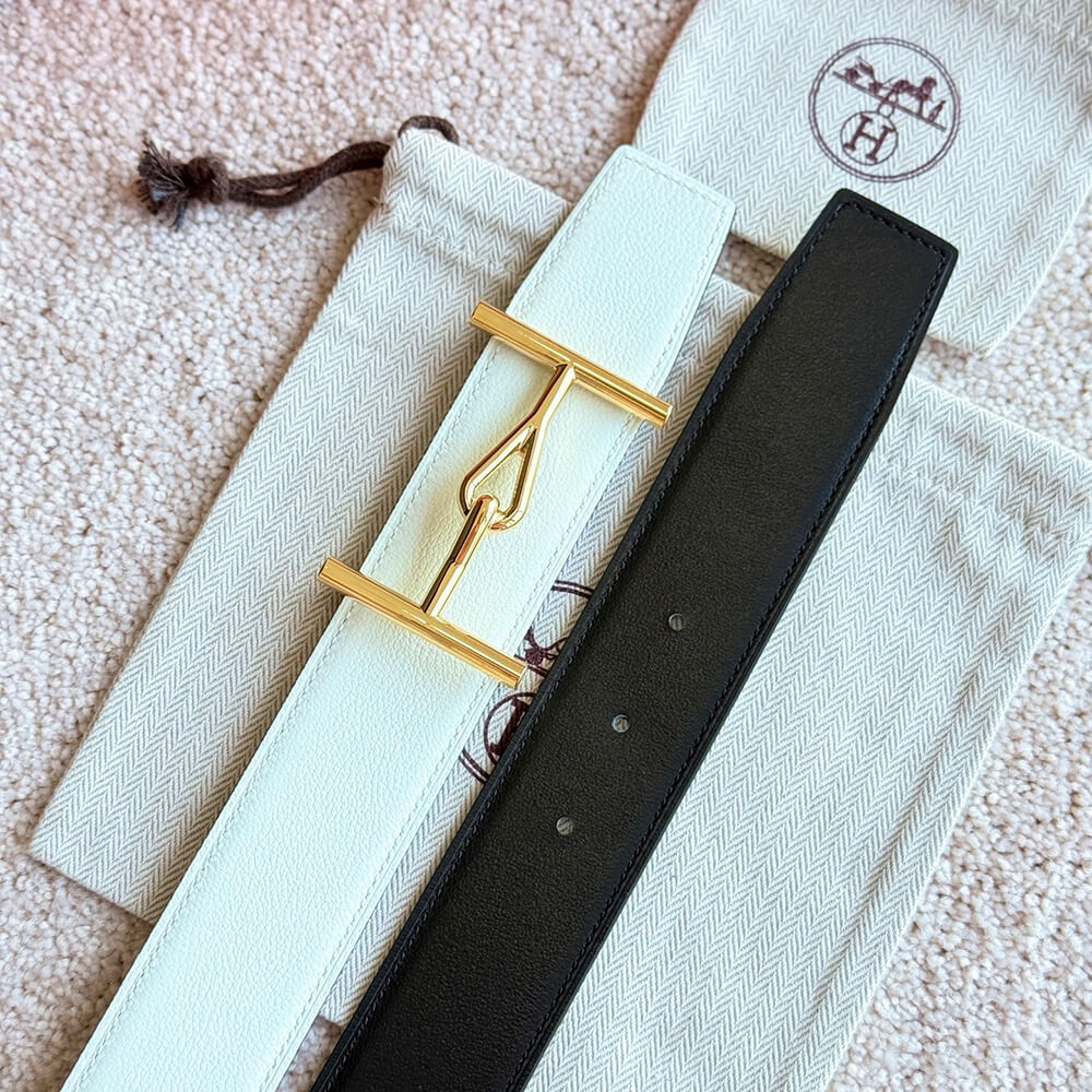 H**me5 H d’Ancre belt buckle & Reversible leather strap 38 mm