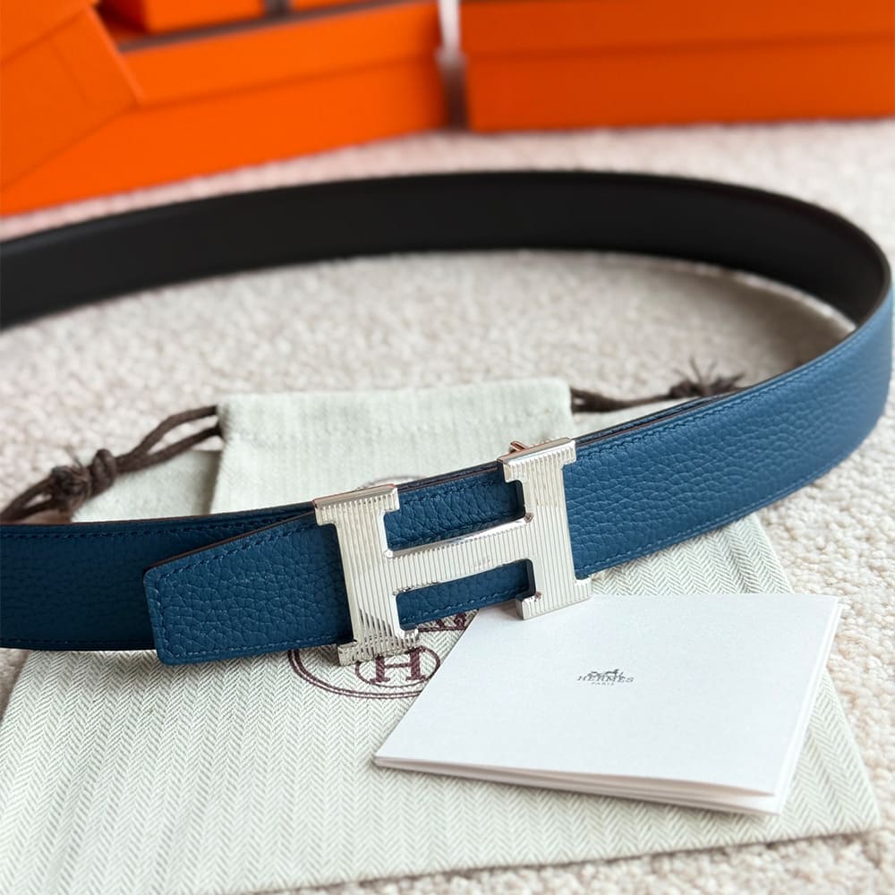 H**me5 Fibbia da cintura H Stri??e & Pelle reversibile per cintura 32 mm