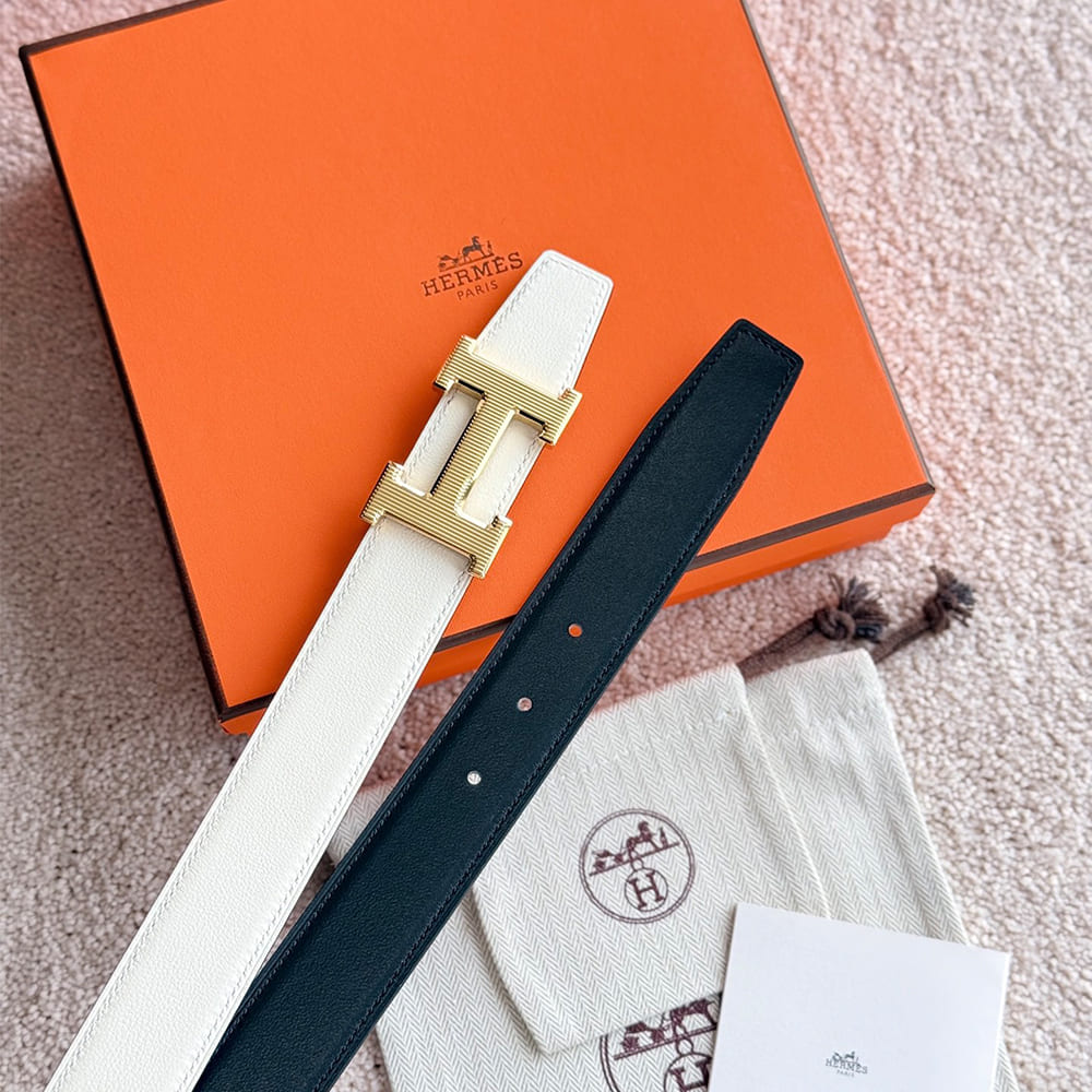 H**me5 Fibbia da cintura H Stri??e & Pelle reversibile per cintura 32mm