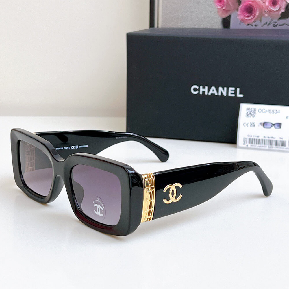 Ch**el Rectangle Sunglasses