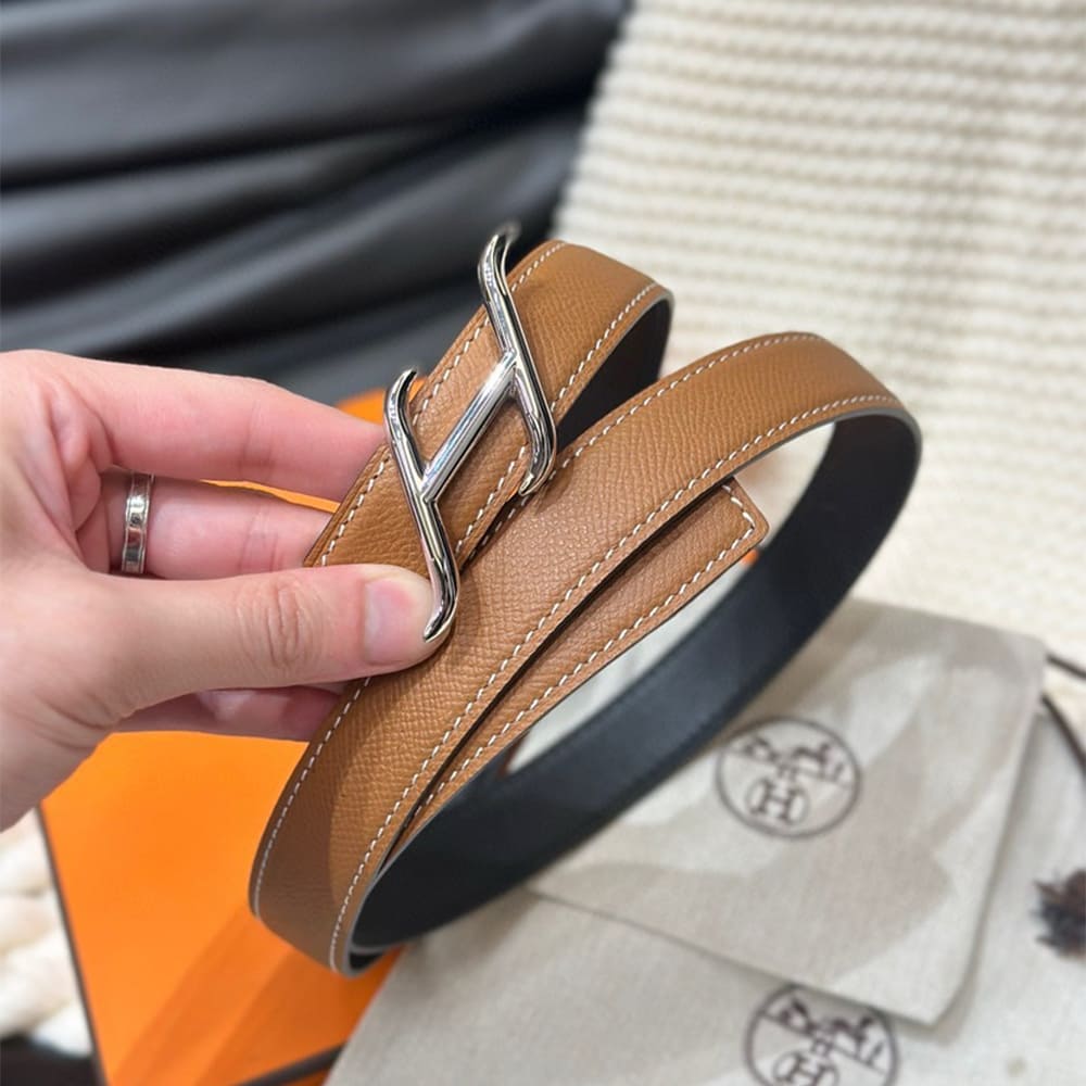 H**me5 HDN belt buckle & Reversible leather strap 24 mm