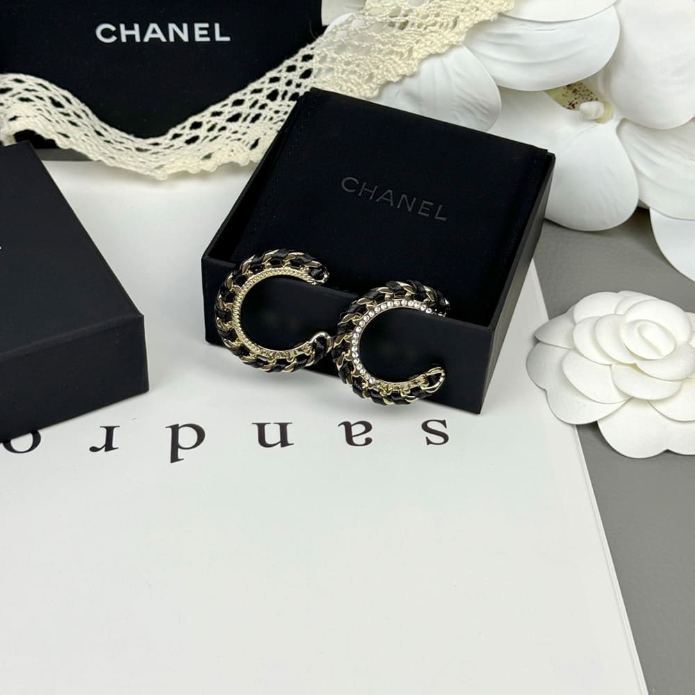 Ch**el Hoop Earrings