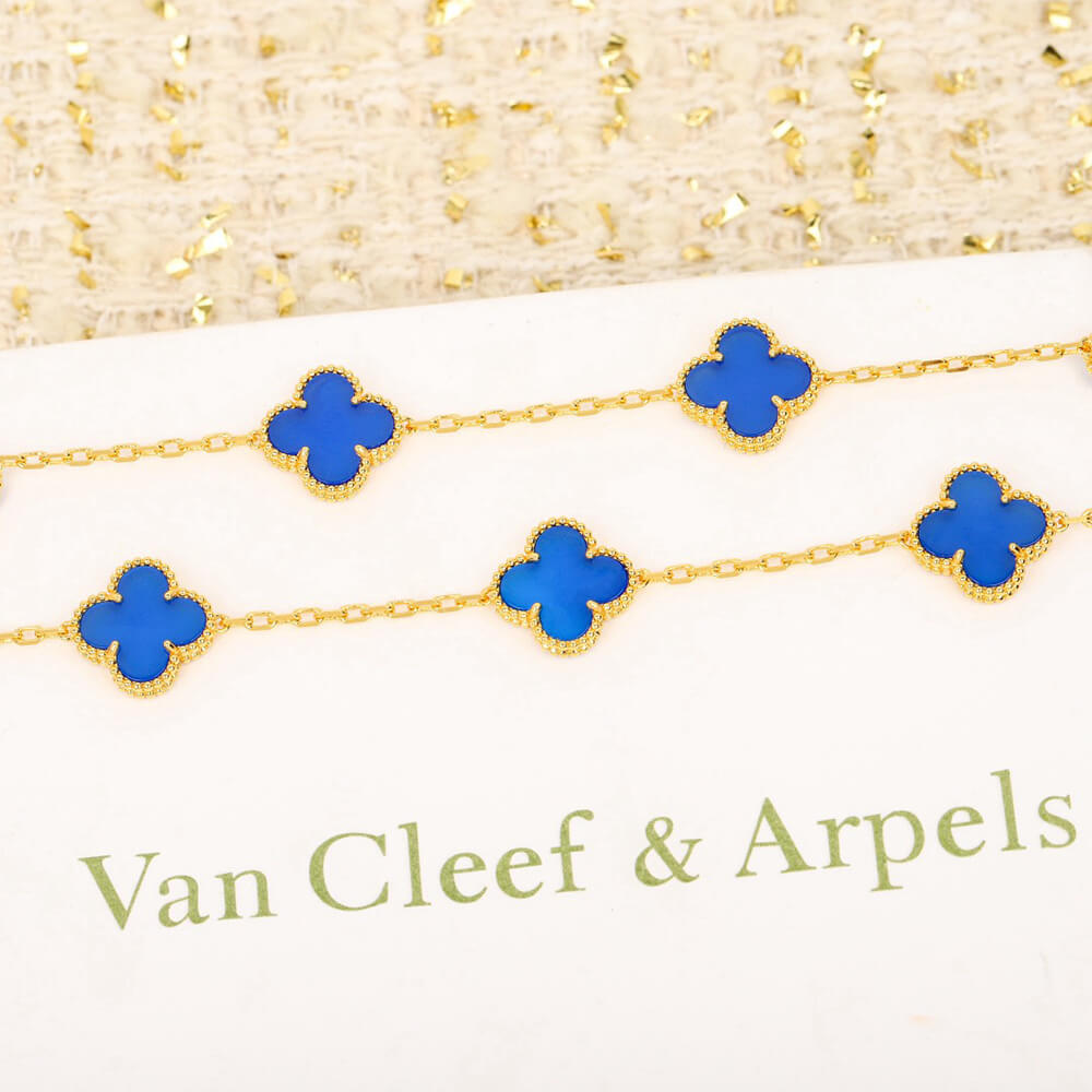VCA Vintage Alhambra long necklace, 20 motifs