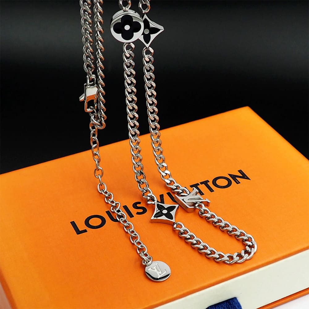 LV Spike Charms Necklace