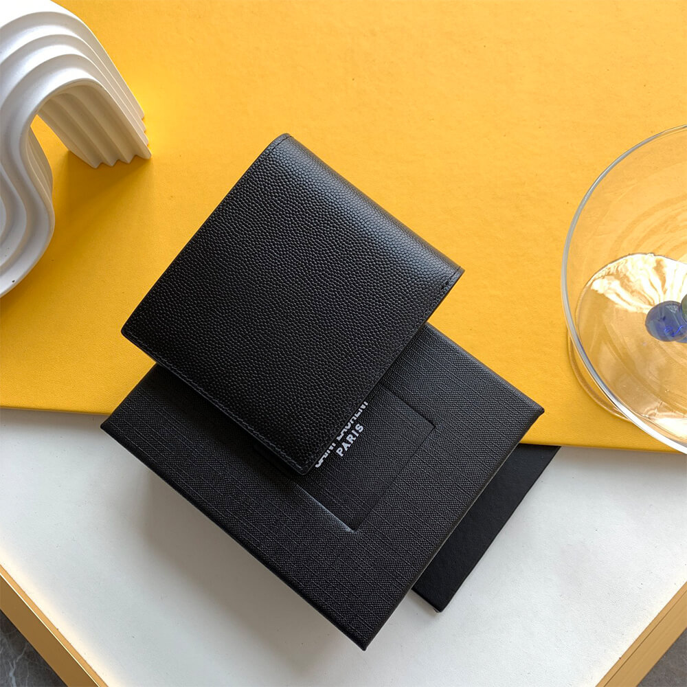 CASSANDRE East/West wallet in grain de poudre leather(HIGH-END GRADE)