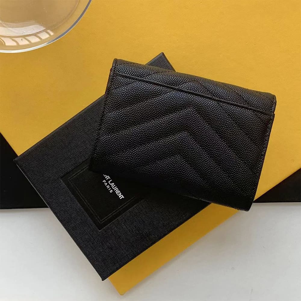 CASSANDRE MATELASS?? SMALL ENVELOPE WALLET IN GRAIN DE POUDRE LEATHER(HIGH-END GRADE)