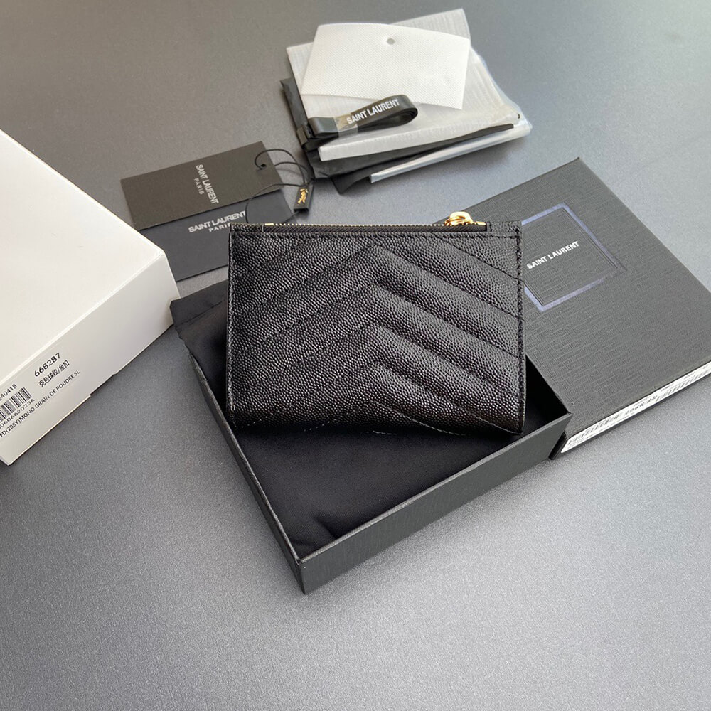 CASSANDRE MATELASS?? Fragments bi-fold wallet in grain de poudre leather(HIGH-END GRADE)
