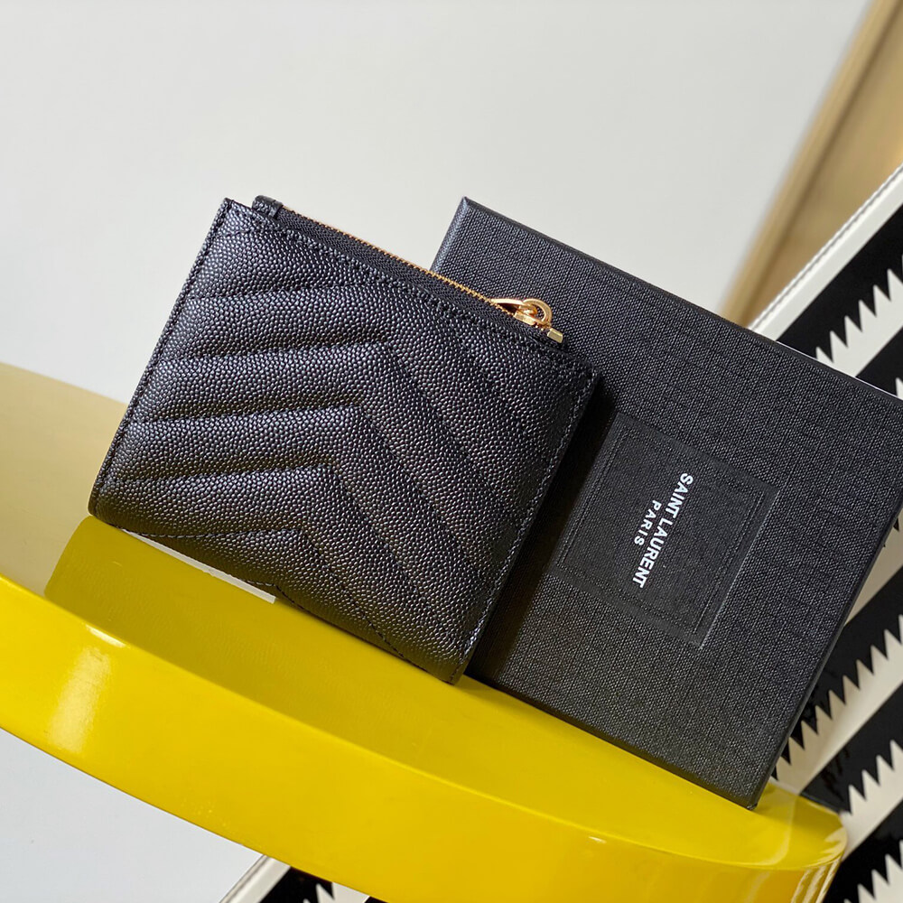 CASSANDRE MATELASS?? bi-fold wallet in grain de poudre leather(HIGH-END GRADE)