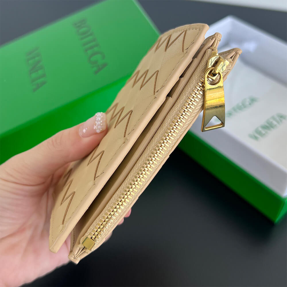 Intrecciato Small Bi-Fold Wallet(HIGH-END GRADE)
