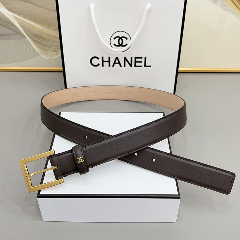 Ch**el Leather belt 30 mm