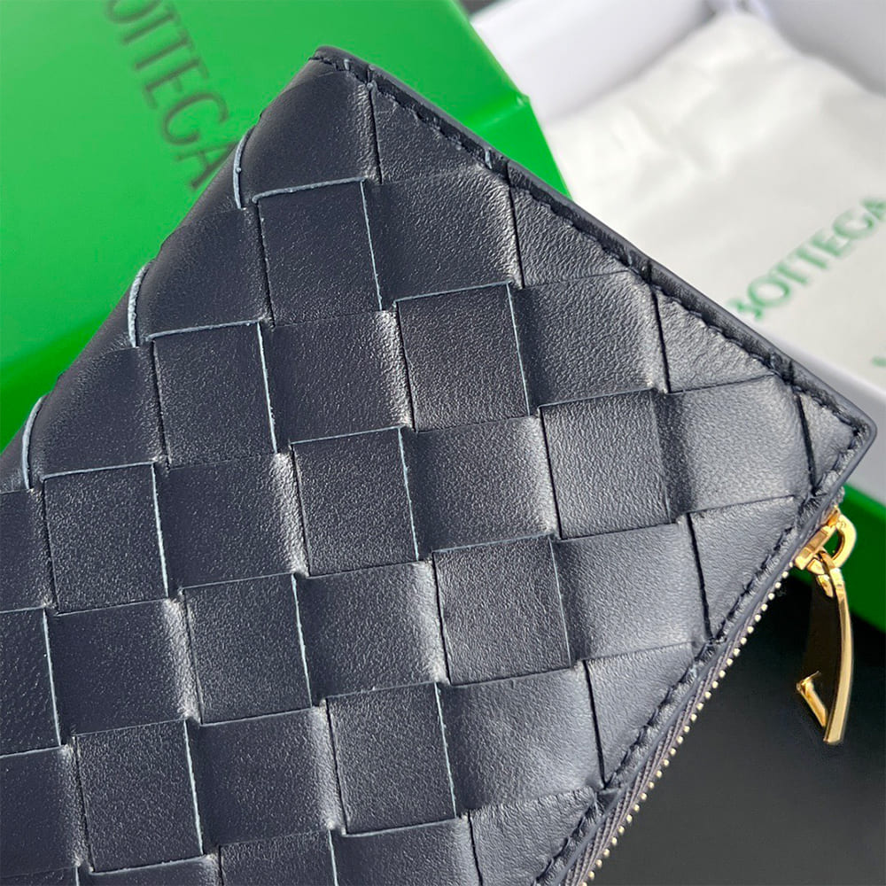 Intrecciato Small Bi-Fold Wallet(HIGH-END GRADE)