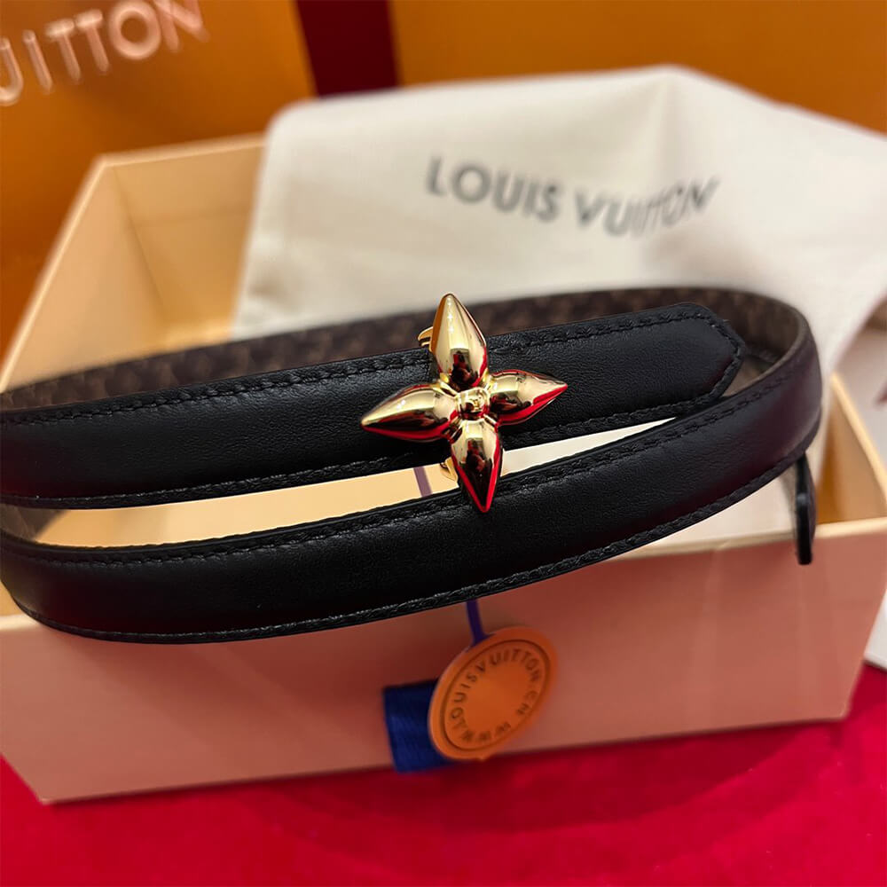 LV Mini Flowergram 15mm Reversible Belt