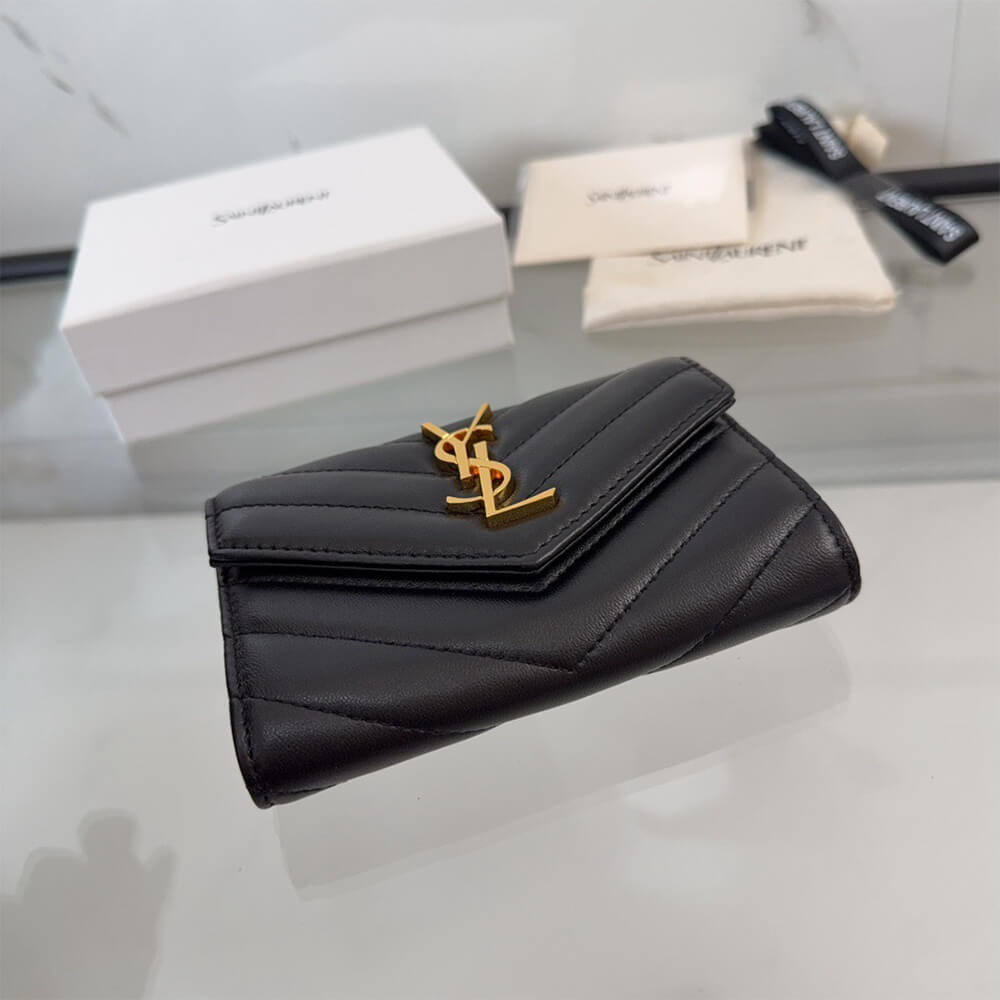 CASSANDRE MATELASS?? SMALL ENVELOPE WALLET IN LAMBSKIN(HIGH-END GRADE)