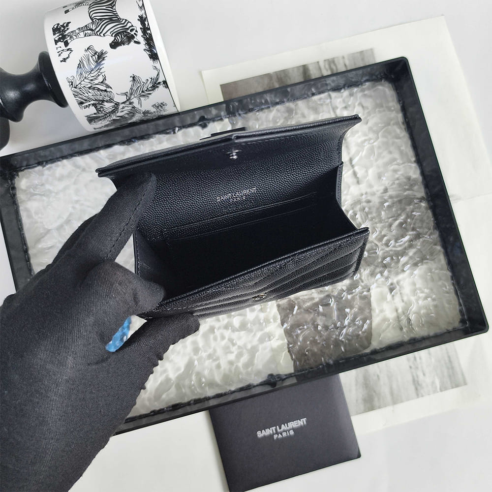 CASSANDRE MATELASS?? SMALL ENVELOPE WALLET IN GRAIN DE POUDRE LEATHER(HIGH-END GRADE)