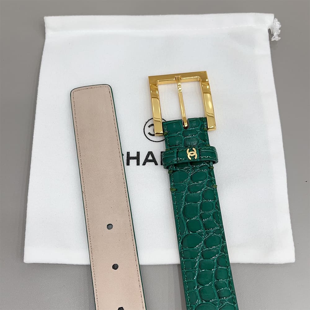 Ch**el Leather belt 30 mm
