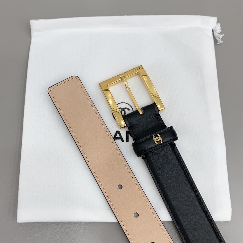 Ch**el Leather belt 30 mm