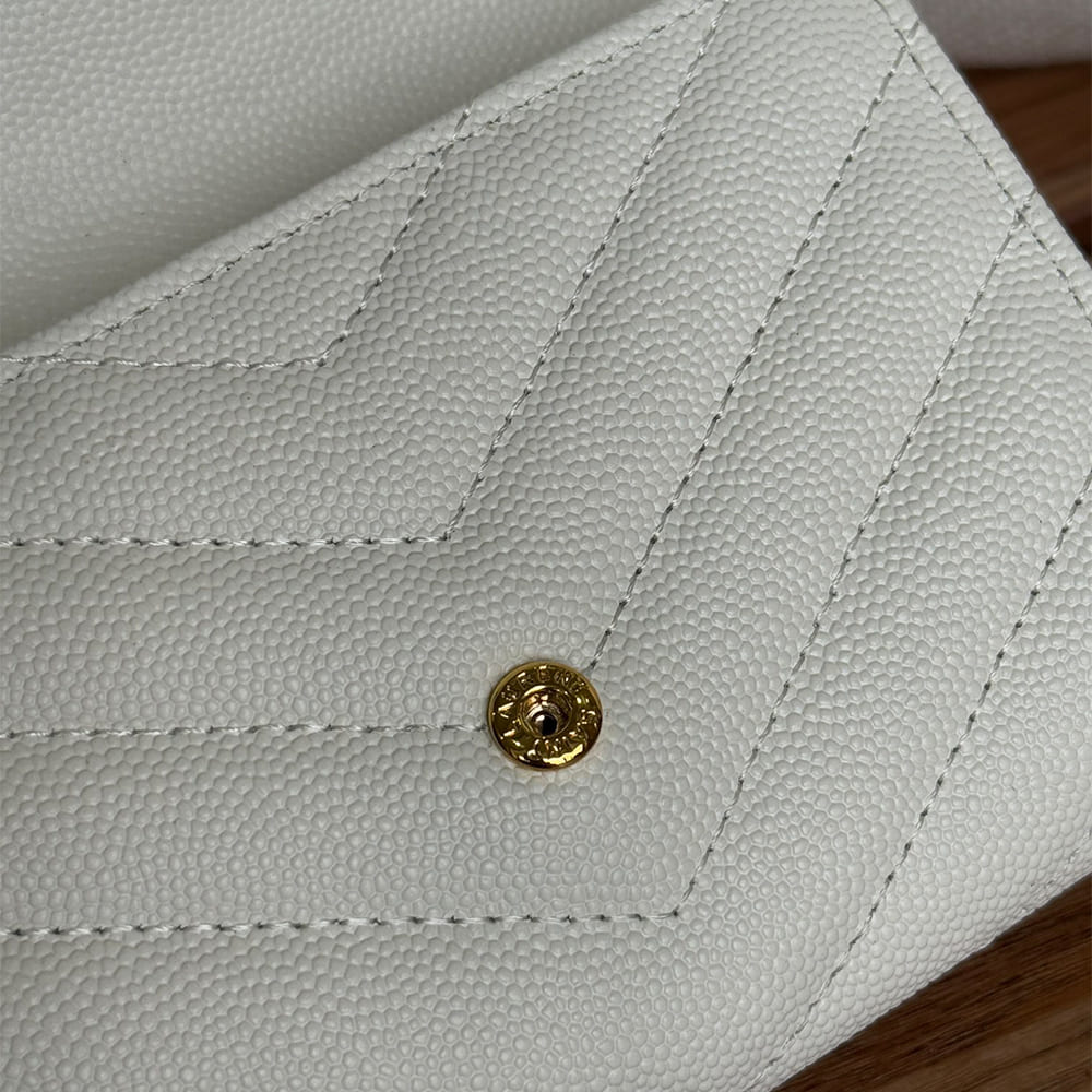 CASSANDRE MATELASS?? SMALL ENVELOPE WALLET IN GRAIN DE POUDRE LEATHER(HIGH-END GRADE)
